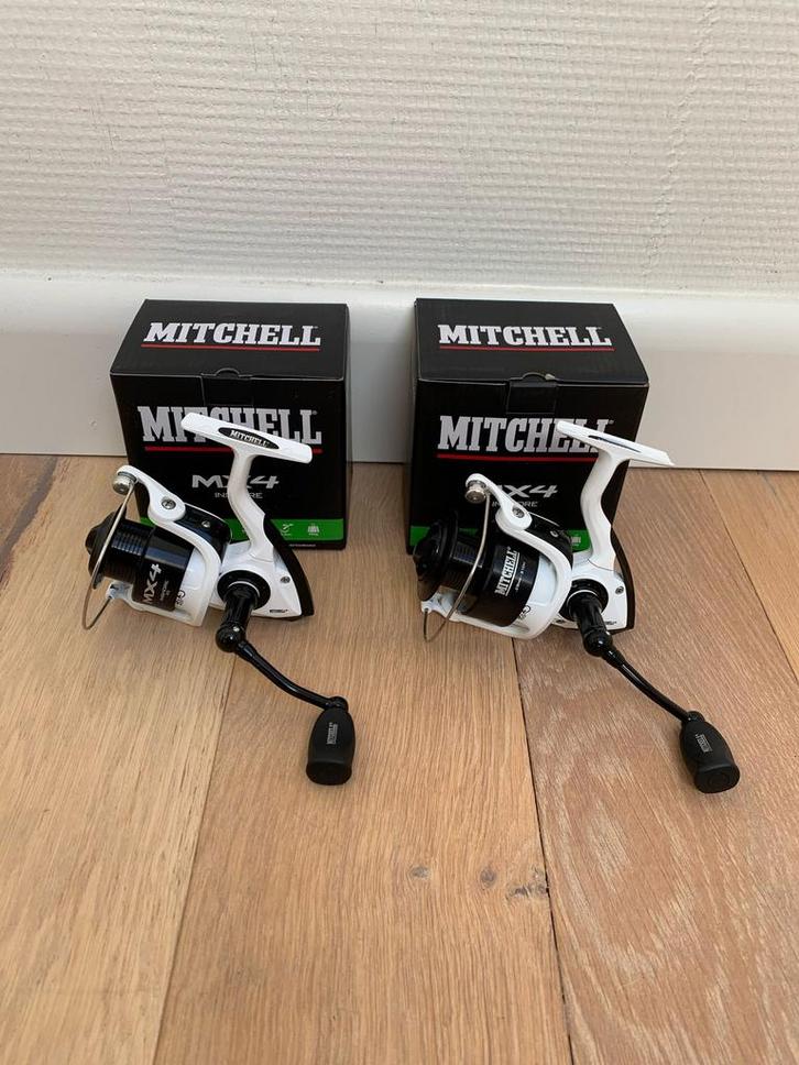 Nieuwe Mitchell MX4 Inshore 4000 molens, 7 lagers, Watersport en Boten, Hengelsport | Zeevissen, Nieuw, Molen, Ophalen of Verzenden