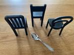 3 zwate haakjes stoel IKEA, Huis en Inrichting, Woonaccessoires | Kapstokken, Ophalen, Zo goed als nieuw, Kunststof, Minder dan 100 cm