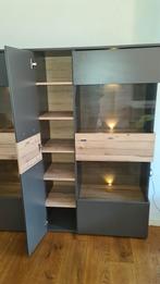 FORTE Vitrinekast Como Breedte 152 cm, incl. verlichting, Ophalen, Zo goed als nieuw, 25 tot 50 cm, Minder dan 150 cm