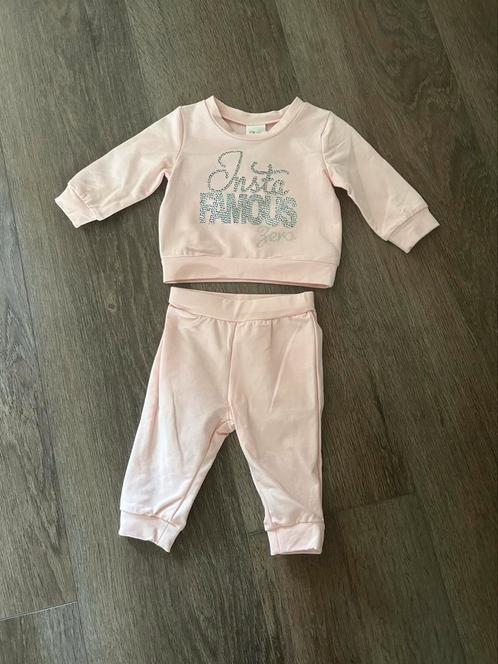 Roze babypakje mt 68 NIEUW, Kinderen en Baby's, Babykleding | Maat 68, Zo goed als nieuw, Meisje, Ophalen of Verzenden