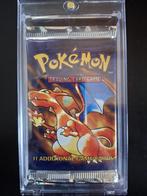 Pokemon base set booster pack charizard art Engels, Hobby en Vrije tijd, Ophalen of Verzenden, Nieuw, Booster, Foil