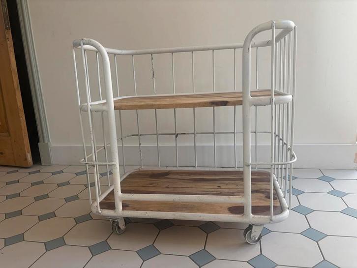 Bakkerskar / Broodkar Mango Hout - 61x41x59 cm, Antiek en Kunst, Curiosa en Brocante, Ophalen