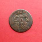 Duit Zeeland 1755 Zeelandia Luctor et Emergo Middelburg (1), Ophalen of Verzenden, Vóór koninkrijk, Overige waardes, Losse munt