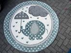 Vloerkleed, tapijt, vloermat rond 160cm, 150 tot 200 cm, Rond, Ophalen of Verzenden, Zo goed als nieuw
