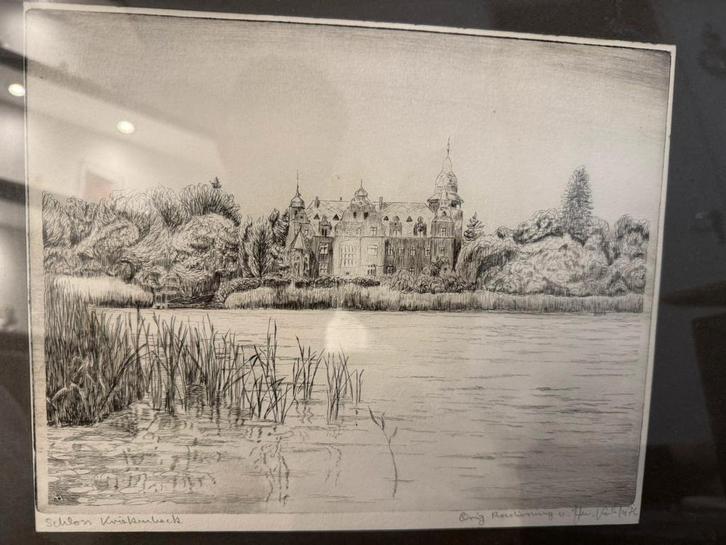 Kunstenaar: Otto Hindenburg, Antiek en Kunst, Kunst | Tekeningen en Foto's, Ophalen