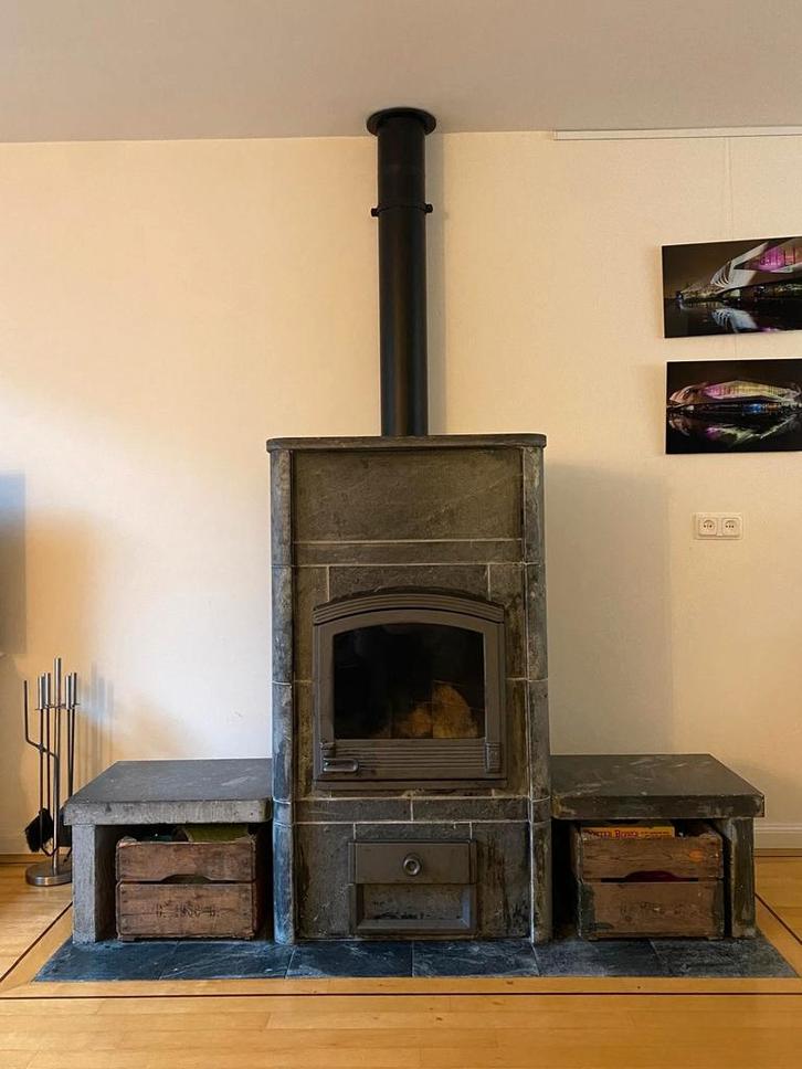 Tulikivi Speksteenkachel (zelf demonteren), Huis en Inrichting, Kachels, Gebruikt, Houtkachel, Hout, Ophalen