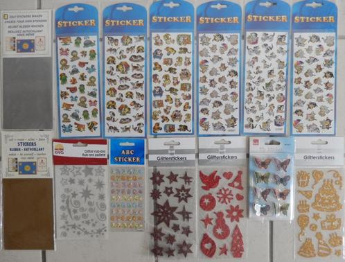 14 Pakjes decoratie stickers om o.a. uw kaarten te versieren, Hobby en Vrije tijd, Kaarten | Zelf maken, Nieuw, Overige typen