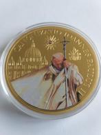 2 VERGULDE MUNTEN FDC PAUS VATICAAN 2014 , Ophalen of Verzenden, Overige landen, Setje