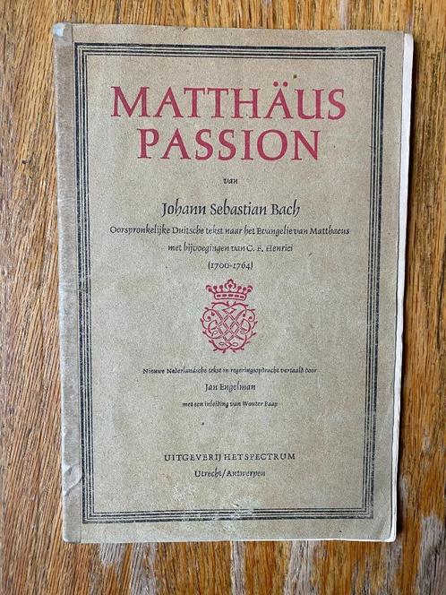 Matthaus Passion - Jan Engelsman, Boeken, Muziek, Gelezen, Artiest, Ophalen of Verzenden