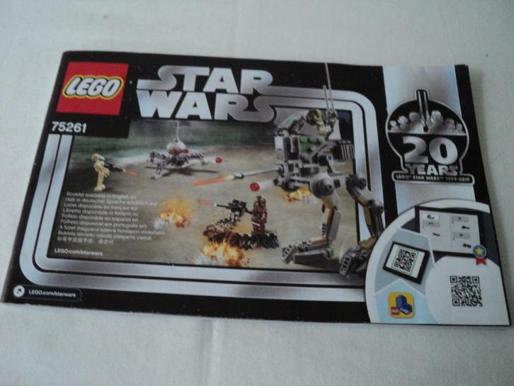 LEGO STAR WARS NR 75261 CLONE SCOUT WALKER, Kinderen en Baby's, Speelgoed | Duplo en Lego, Gebruikt, Lego, Complete set, Ophalen of Verzenden