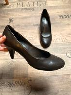 Donkerbruine pumps, Pumps, Bruin, Verzenden, Zo goed als nieuw