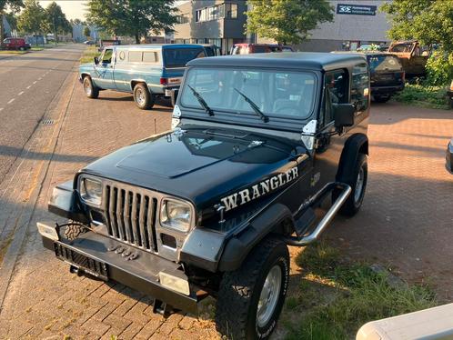 Jeep Wrangler 2.5 Laredo 1992 Hardtop & Softtop, Auto's, Jeep, Bedrijf, Wrangler, 4x4, Lichtmetalen velgen, Metallic lak, Mistlampen