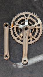 Shimano FC-M500 Exage 500 LX 175mm, Ophalen of Verzenden, Zo goed als nieuw, Mountainbike, Crankstel of Pedalen