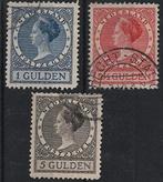163 - 65 gebruikt ( Wilhelmina "Veth" HOGE WAARDEN ), Postzegels en Munten, Postzegels | Nederland, Verzenden, T/m 1940, Gestempeld