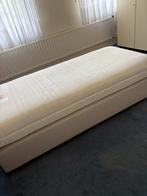 LeDorm boxspring 90x200 grijs met matras (ophalen in Heeze), Huis en Inrichting, Slaapkamer | Boxsprings, Ophalen, Gebruikt, 90 cm