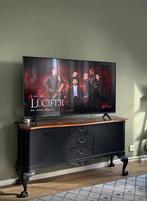 tv kast ladekast Zwart dressoir tv meubel, Ophalen, Gebruikt, 50 tot 100 cm, Met lade(s)