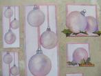 NIEUWSTAAT restant KNIPVEL Parelmoeren KERSTBAL Marjoleine, Hobby en Vrije tijd, Ophalen of Verzenden, Nieuw, Papier of Karton