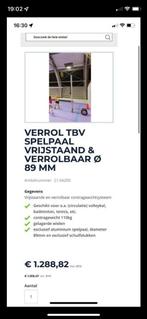 Verrijdbaar Volleybal- voetvolley-badminton-tennisveld, Zo goed als nieuw, Ophalen