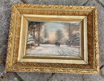 Schilderij winterlandschap beschikbaar voor biedingen