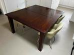 Nette bruine rechthoekige eettafel, Ophalen, Gebruikt, 100 tot 150 cm, Vijf personen of meer