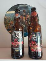 Iron Maiden trooper en Motörhead lege bierflessen, Ophalen, Zo goed als nieuw, Pop, Beeldje of Miniatuur