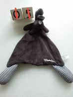 Bambino kruitvat konijn knuffeldoek antraciet grijs gestreep, Kinderen en Baby's, Speelgoed | Knuffels en Pluche, Ophalen, Zo goed als nieuw
