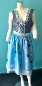 Premium Trachten Dirndljurk grijs/blauw maat 48, Jurk, Premium Trachten, Zo goed als nieuw, Verzenden