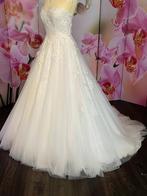 Nieuw maat 38 RUBY met glimmers en bloemen, Trouwjurk, Overige kleuren, Nieuw, Ophalen of Verzenden