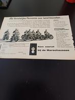 Advertentie van de Koninklijke Marechaussee vorstelijke 1958, Verzamelen, Militaria | Algemeen, Nederland, Ophalen of Verzenden