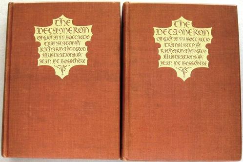 The Decameron 1930 Boccaccio - Bosschère (ill.) nr 430/500, Antiek en Kunst, Antiek | Boeken en Bijbels, Ophalen of Verzenden