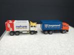 2 X Daf F2800 Solido Jongeneel en Melkunie, Hobby en Vrije tijd, Modelauto's | 1:50, Ophalen of Verzenden, Gebruikt, Bus of Vrachtwagen