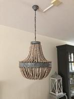Mooie kralen hanglamp diameter ca. 51 cm, Huis en Inrichting, Ophalen, Gebruikt, Metaal, Landelijk
