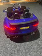 Zitauto jaguar f-type svr blauw kinderauto elektrische auto, Ophalen, Gebruikt