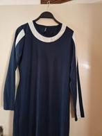 Dames jurk  zoso maat S blauw met crème bies, Ophalen of Verzenden, Zo goed als nieuw, Maat 38/40 (M), Blauw