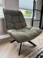Woood draai fauteuil Jouke groen, Huis en Inrichting, Ophalen, Zo goed als nieuw, 75 tot 100 cm, 50 tot 75 cm