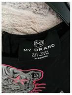 Zwarte jurk met roze grijze tijger Maat m h3, Kleding | Dames, Jurken, Maat 38/40 (M), Zwart, Onbekend, Ophalen of Verzenden