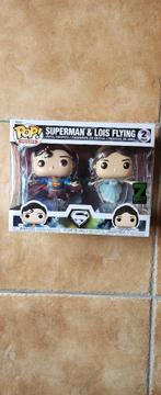 superman & lois lane flying zavvi exclusive 2 pack funko, Ophalen of Verzenden, Nieuw