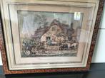Charles Horace Vernet ingekleurde gravure, Antiek en Kunst, Kunst | Litho's en Zeefdrukken, Ophalen of Verzenden