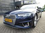 Audi A4 Avant 35 TFSI S edition / AUTOMAAT / NAV / PDC / Tre, Auto's, Audi, Gebruikt, 4 cilinders, Blauw, Origineel Nederlands