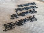 4x frames onderstellen voor HO ketelwagon met draaistellen, Overige merken, Gebruikt, Gelijkstroom of Wisselstroom, Wagon