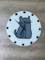 NeXtime klok met Bert Lambers illustratie, Huis en Inrichting, Woonaccessoires | Klokken, Ophalen, Zo goed als nieuw, Analoog