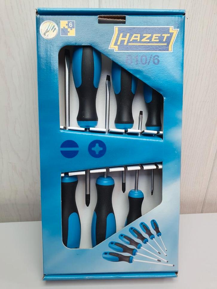 Hazet 810/6 schroevendraaier set 6 delig Nieuw, Auto diversen, Autogereedschap, Nieuw, Ophalen of Verzenden