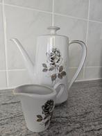 Mooie Porseleinen Koffiekan en melkkannetje, Gebruikt, Overige typen, Ophalen of Verzenden, Overige stijlen