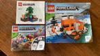 Lego minecraft zgan, Ophalen, Zo goed als nieuw, Complete set, Lego