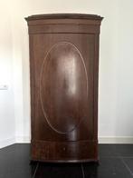 Deense mahoniekast 1880-1890, Ophalen, Gebruikt, 100 tot 150 cm, Met hangruimte