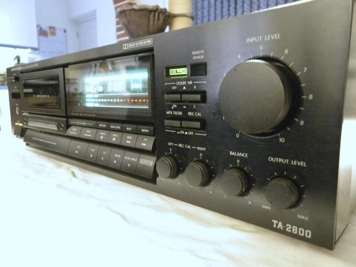 Onkyo Intergra TA 2800, Audio, Tv en Foto, Cassettedecks, Enkel, Overige merken, Tiptoetsen, Tape counter, Verzenden