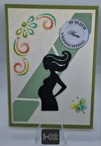 Geborduurde wenskaarten Zwangerschap, Nieuw, Man of Vrouw, Info@sparklecrafts.nl, Ophalen of Verzenden