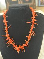 Bloed koraal ketting, Ophalen of Verzenden, Zo goed als nieuw, Rood, Steen of Mineraal