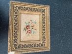 Antiek schilderijtje geborduurd, Ophalen of Verzenden