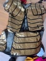 Gouden ridder/ robot gladiator kostuum - Maat M/L/xl, Carnaval, Maat 48/50 (M), Ophalen of Verzenden, Kleding